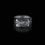 rectangle silver signet ring