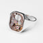vintage rectangle silver ring