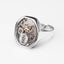vintage round silver ring
