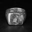 square sterling silver signet ring