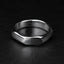 silver band ring