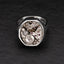 vintage round silver ring