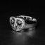 owl ring with black eyes