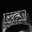 silver dragon ring