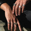 stackable rings on hands